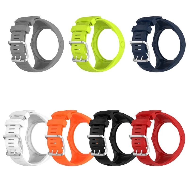 Silicone Band Compatible with Polar M200 Smart Watch Wrist Strap Loop Bracelet Replacement Waterproof Belt Sweatproof