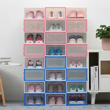 Transparent Foldable Shoe Storage Box #4