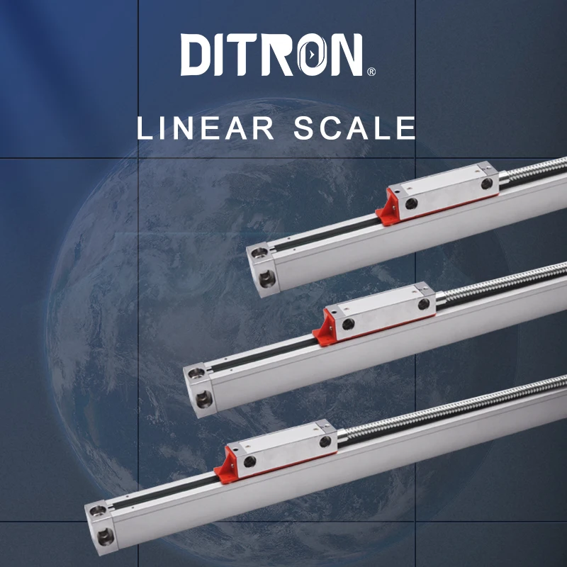 50-300mm Linear Scale.18*23 cross section Slim  Optical linear Glass Scale with 1 um resolution