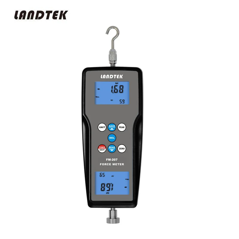 FM-207-1K/2K/5K/10K/20K/50K Push Pull Force Gauge 4การวัดหน่วยDynamometer Force Measuring Instruments