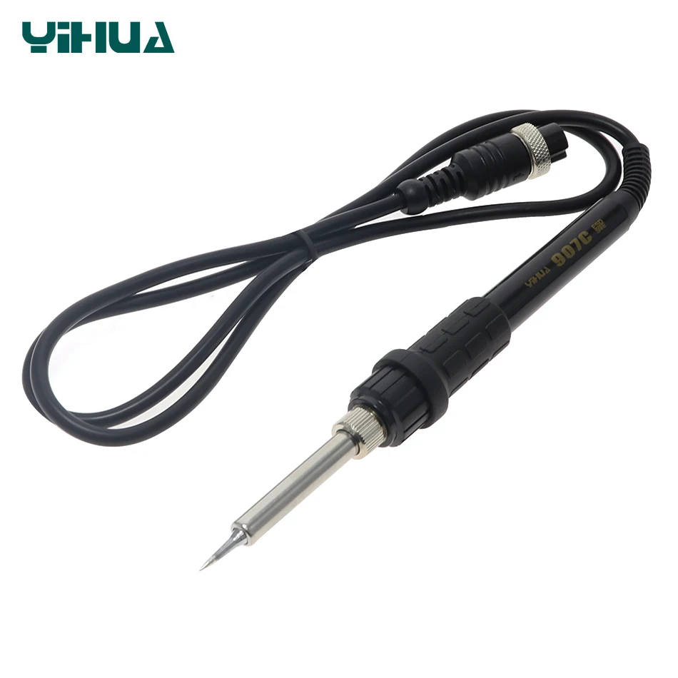 YIHUA 907C mango de soldador eléctrico, 45W, adecuado para Estación de soldadura YIHUA 853D, 1A, 2A, 3A, 853DA