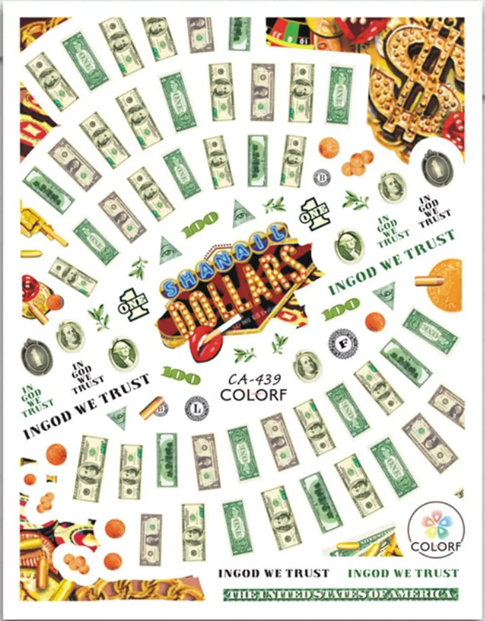 Autoenvolturas adhesivas 3D para uñas, adhesivos para manicura, calcomanías para salón de belleza, 1 piezas