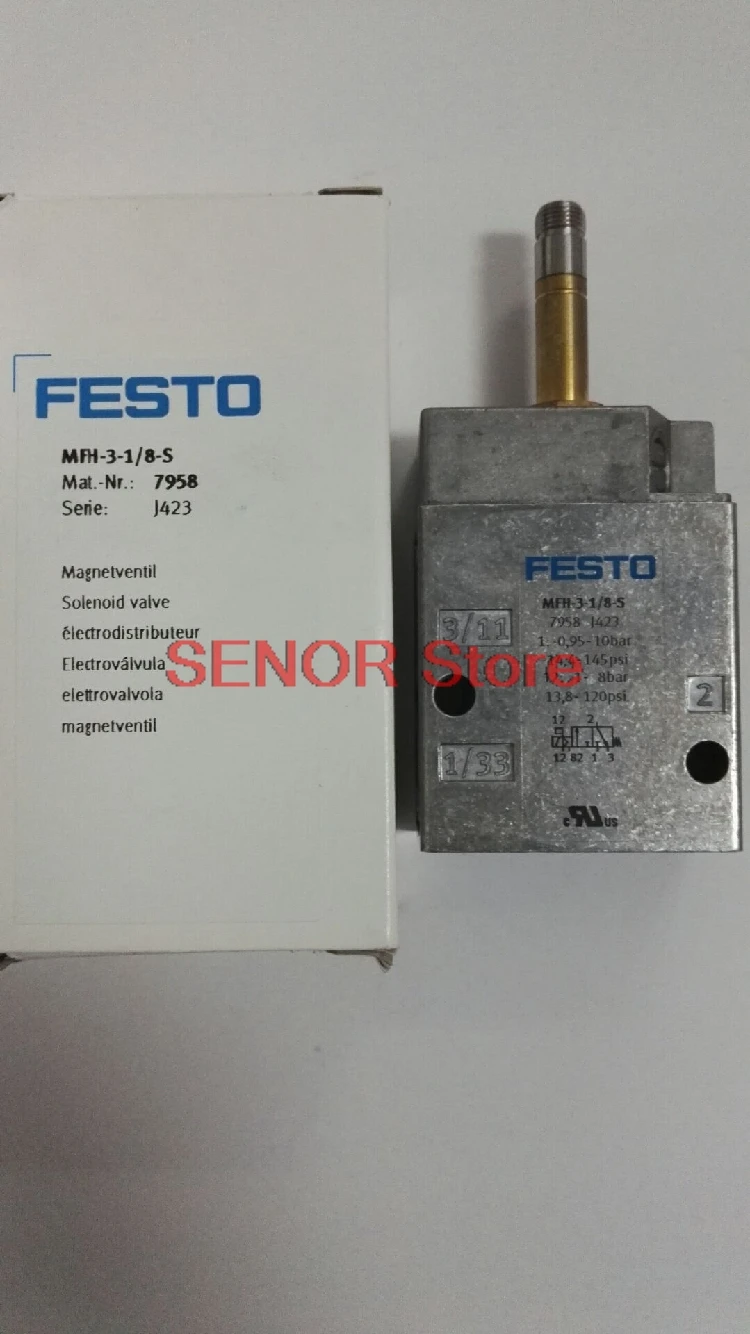 

Brand new original solenoid valve MFH-3-1/8-S 7958 without coil