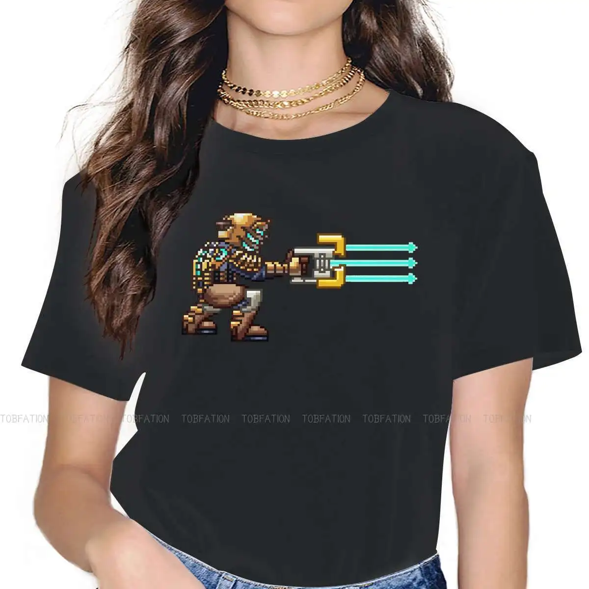 Isaac Clarke Essential Women Clothes Dead Space Video Game Oversized T-shirt Goth Vintage Female Blusas