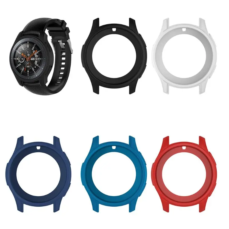 for Samsung 46mm Gear Frontier Smartwatch Protective Silicone Cover Wear Resistant Shell Dustproof Case