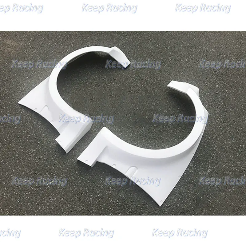 MM Style Fiberglass Bodykit For Honda Civic EK9 FRP Bumper Splitter Lip Glass Fiber Front Fender Rear Arch Flare EK Side Skirt