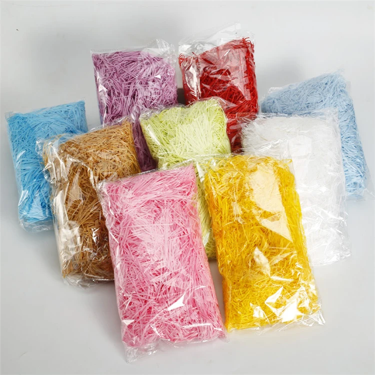 

500g/1kg ​bag DIY paper raffia silk shredded paper decoration confetti gift box filling material wedding wedding home decoration