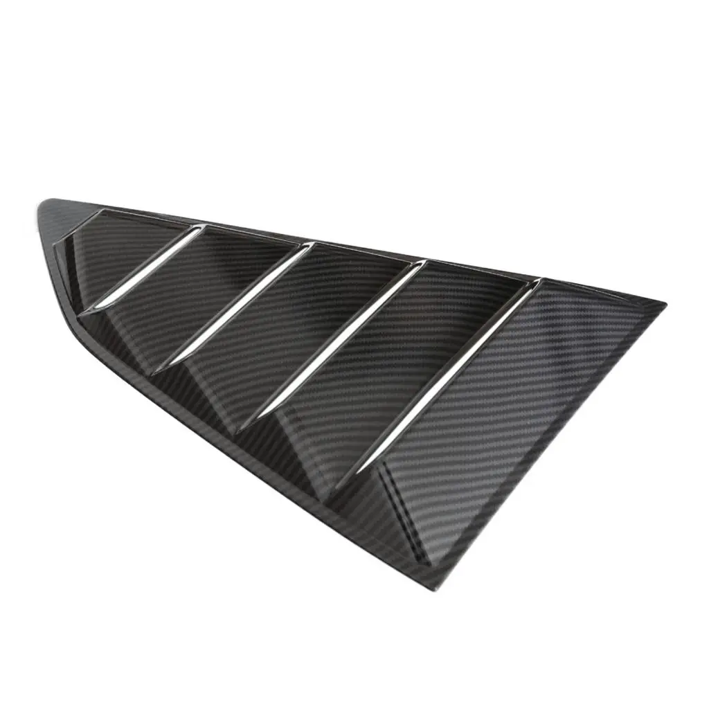 ABS Rear and Side Window Louvers in Black Sun Shade/Rain/Windshield Cover for Chevrolet Camaro 2016 2017 2018