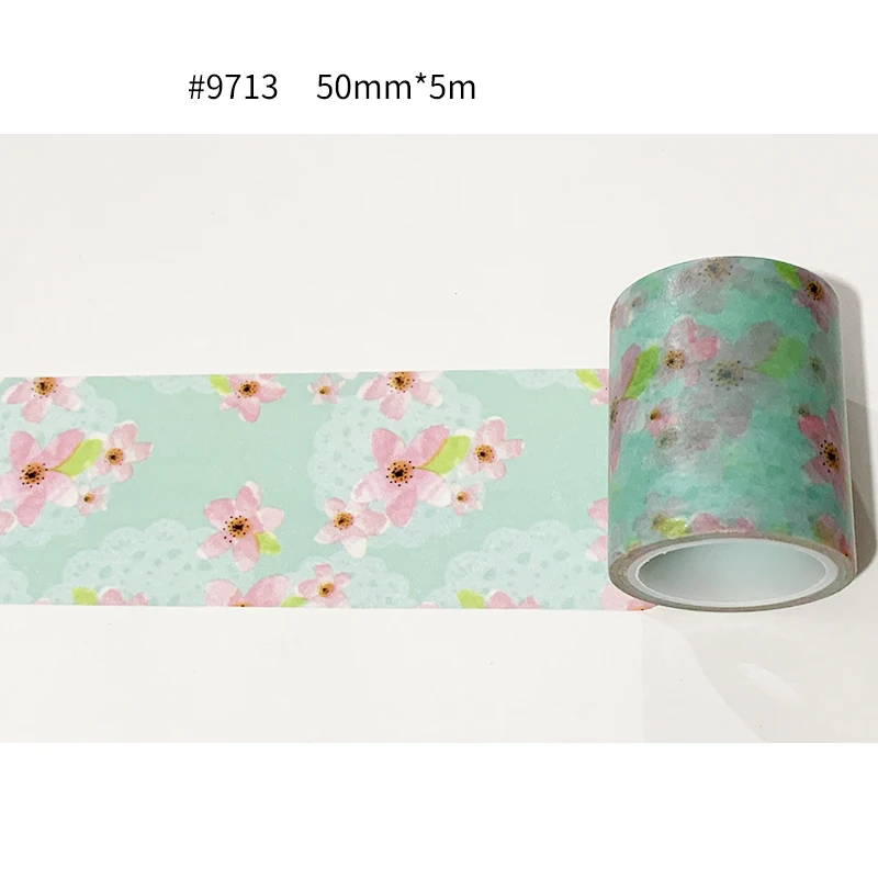 Wide washi tape solid color washi paper tape basic pattern design