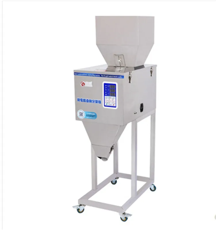 

Food automatic weighing racking machine Granular powder medicinal packing machine big hopper filling machine 20-2500g/10-1000g