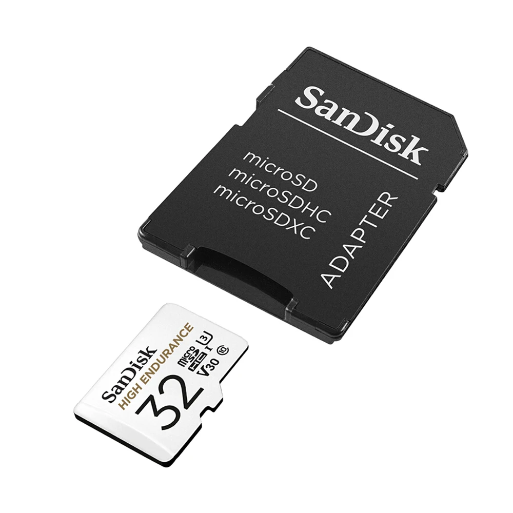SanDisk 100% High Endurance Video Monitoring 32GB 64GB 128GB 256GB Karta MicroSD SDHC/SDXC Class10 TF do monitoringu wideo — zdjęcie produktu 7