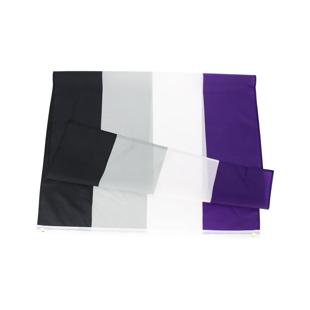 Xiangying 90x150cm LGBTQIA Ace Community Asexuality Asexual Pride Flag