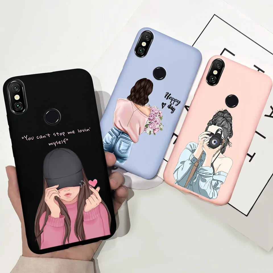 5.84“ Phone Case For Xiaomi Redmi 6 Pro Case M1805D1SG Anti-knock Housing Soft TPU Cover Bumper Case For Redmi 6 Pro Redmi6 Capa