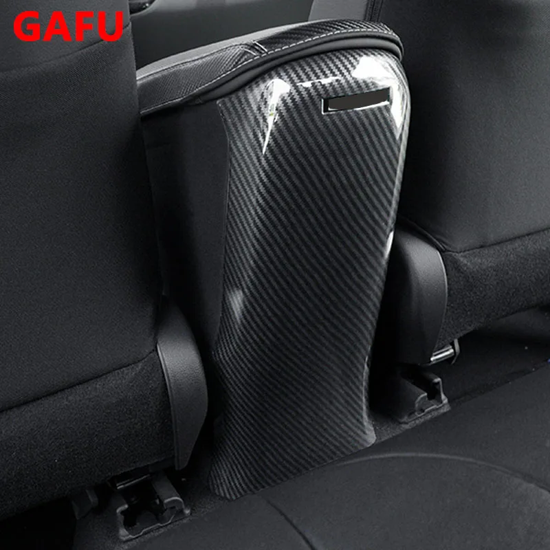 

Car Styling for Toyota C-HR CHR 2020 2021 Accessories Car Rear Armrest Panel Trim Cover Interior Mouldings Carbon Fiber 2017