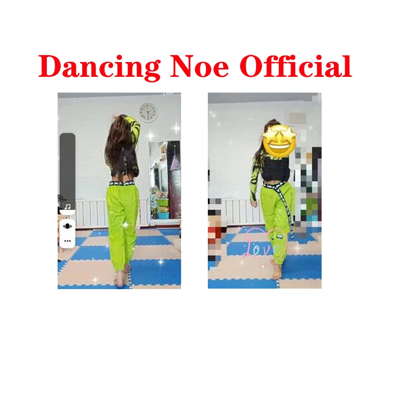 Girls' Hip-Hop Dance Costumes Green Hiphop Suit Children'S New Overalls Jazz Performance Clothes Catwalk Stage Outfits DN6783