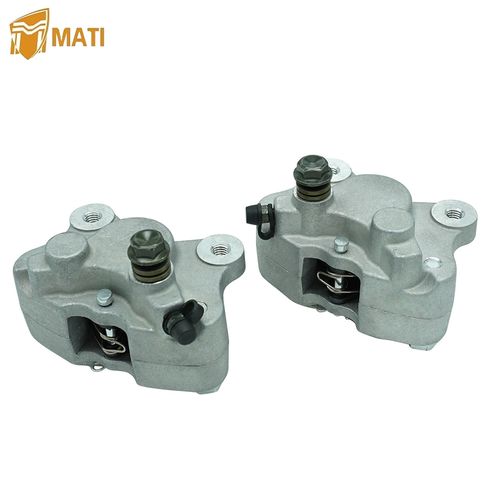 Mati Depan Kiri Kanan Rem Caliper dengan Bantalan untuk Arctic Cat ATV 250 300 375 400 454 500 Pesawat Ruang Angkasa Pengganti 0402-011 0402-010