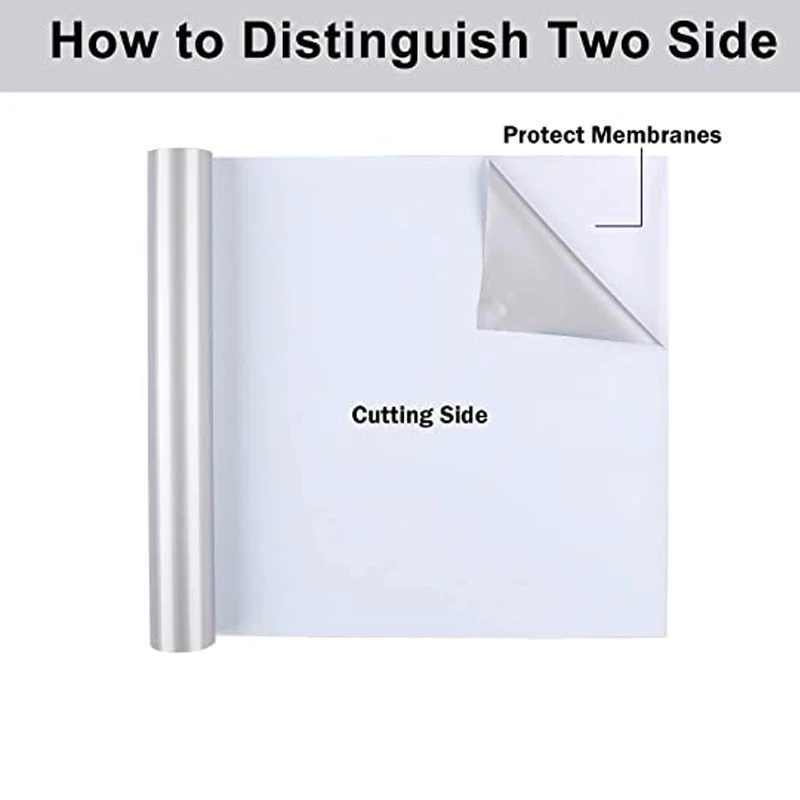 Multicolor Adhesive Craft Permanent Vinyl Roll Design Lettering Film Cup Glass Decal Sticker Xmas Card DIY Self-adhesive Film