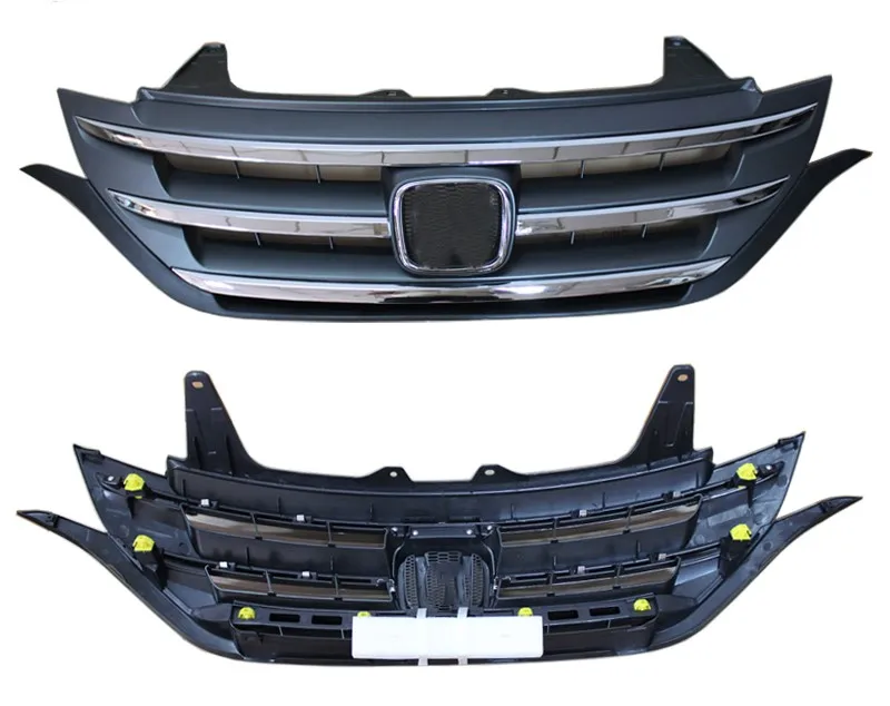 Good Quality ABS Front Middle Grille Racing Grill Front Bumper Grill For Honda CRV CR-V 2012 2013 2014