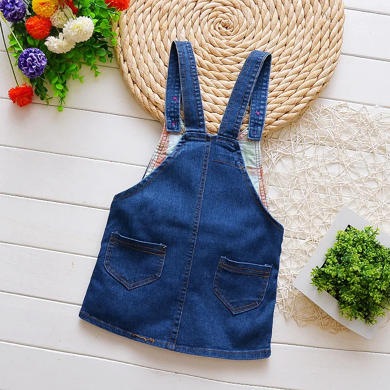 IENENS Summer Baby Girl Jeans Skirts Children Kids Girls Denim Skirt Toddler Infant Jumper Skirt 1-3Y