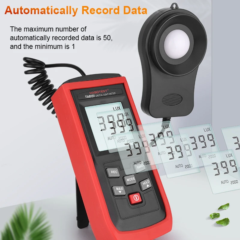 HABOTEST Digital Luxometer Professional Lux Meter Handheld Light Meter, High Accuracy Luxmeter Illuminometer Photometer