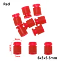 Rojo 6x3x6.6mm
