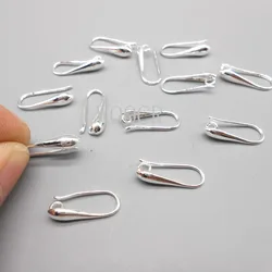 WQQCR 925 Silver 10PCS Handmade Earrings DIY Accessories Jewelry Gold Silver Colored Jewelry Found Wholesale NEW Jewelry Making