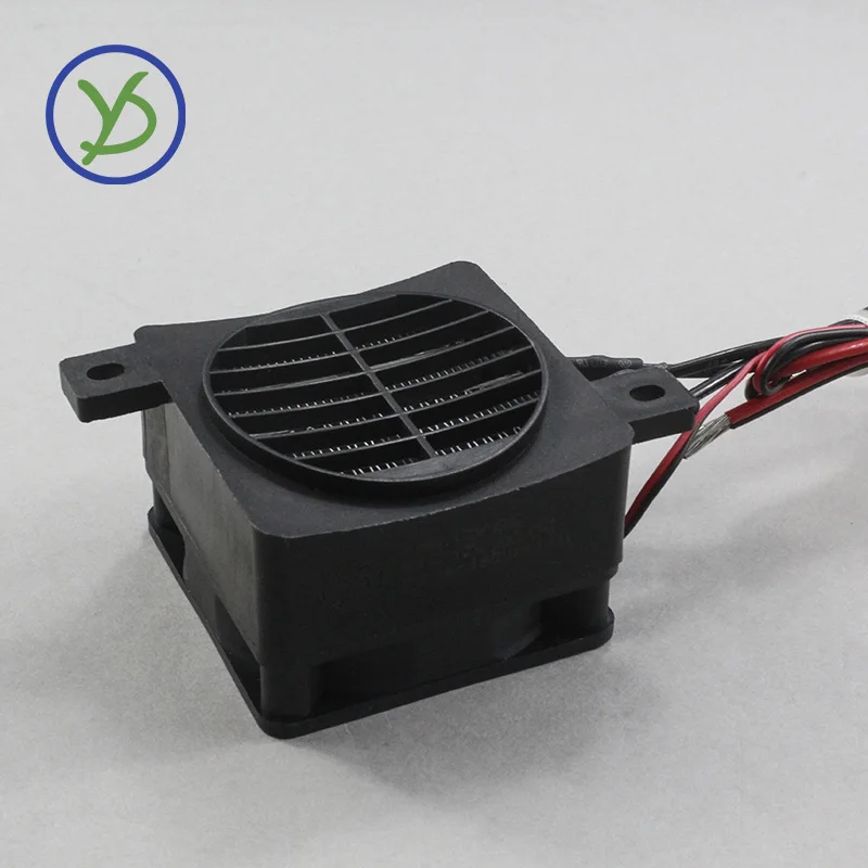 350W 220V 히터 24V DC 팬 온도 조절 전기 히터 PTC 팬 히터 난방 요소 계란 인큐베이터 히터