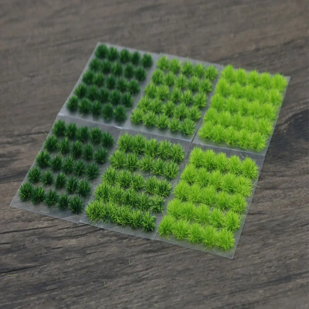 39/50PCS/Set Realistic Flower Grass Tufts Simulation Model Sand Scene DIY Material Miniature Grass Bushes Plant Cluster Scenery