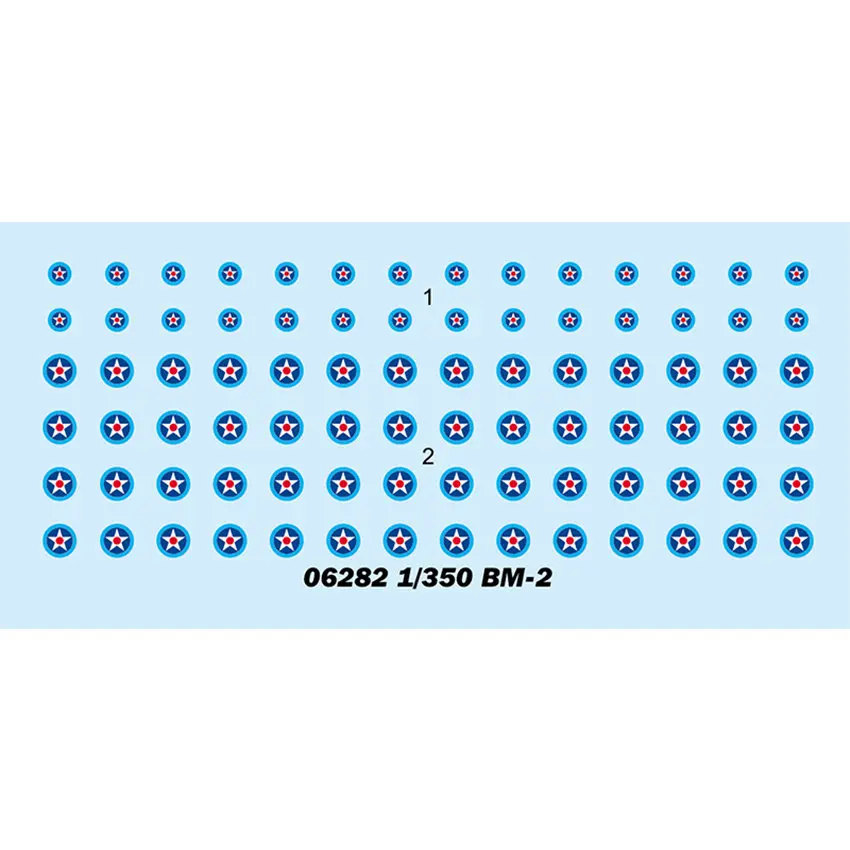 Trumpeter #06282 1/350 Scale BM-2 Plastic Aircraft Assembly Model Kit 12pcs/set