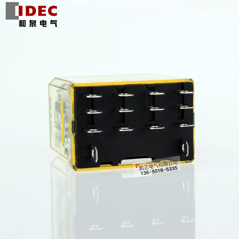 

5 pieces Brand new original authentic IDEC intermediate relay RH4B-U DC24V AC220V SH4B-05A 4 open 4 close 10A wide feet