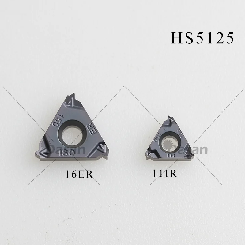 16ER 16IR 11IR A60 AG60 AG55 150 200/250/300/ISO/11W/14W 19W Gốc HS5225 HS5125 CNC Carbide Threading Chèn