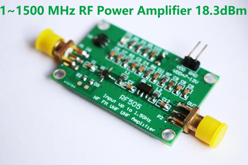 RF505 1MHz-1.5GHz 18.3dBm RF Power Amplifier