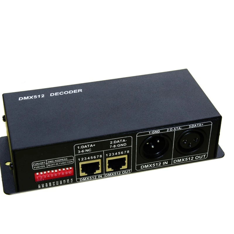 WS-DMX-KA-HL-350MA DMX512 Decoder DC12-24V Konstan Saat Ini 350MA 700MA Controller untuk Lampu Strip LED Lampu Module