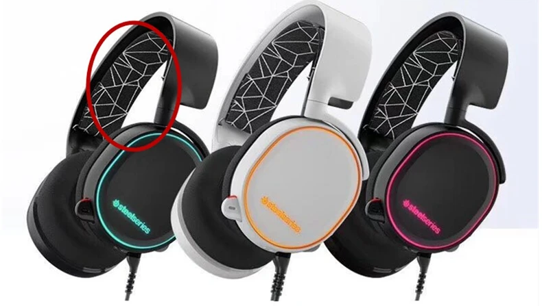 ใหม่สีดำแถบคาดศีรษะยืดหยุ่นสำหรับ SteelSeries Arctis 3 5การเล่นเกม PUBG ชุดหูฟัง Arctis 3 5หูฟัง Headband ซ่อม