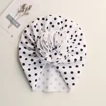 Baby Flower Soft Headband Hat #3