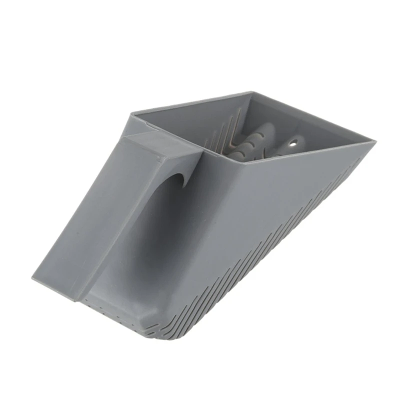 Aquarium Fish Tank Gravel Sand Scoop Shovel Scraper Cleaning Pan Gray M68E