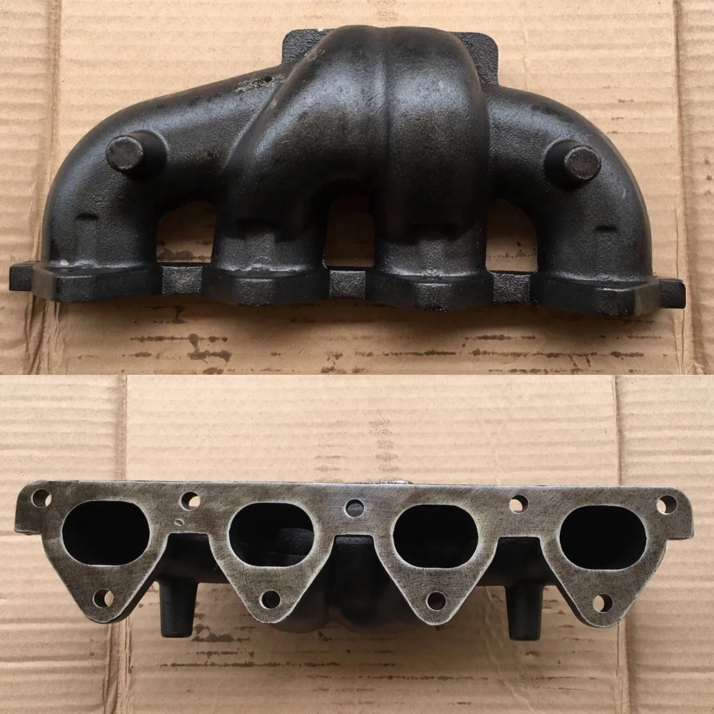 Iron Cast Turbo Engine Exhaust Manifold Header For Honda Civic D16Y D-SERIES T3 / T25 Jdm EP-EM09