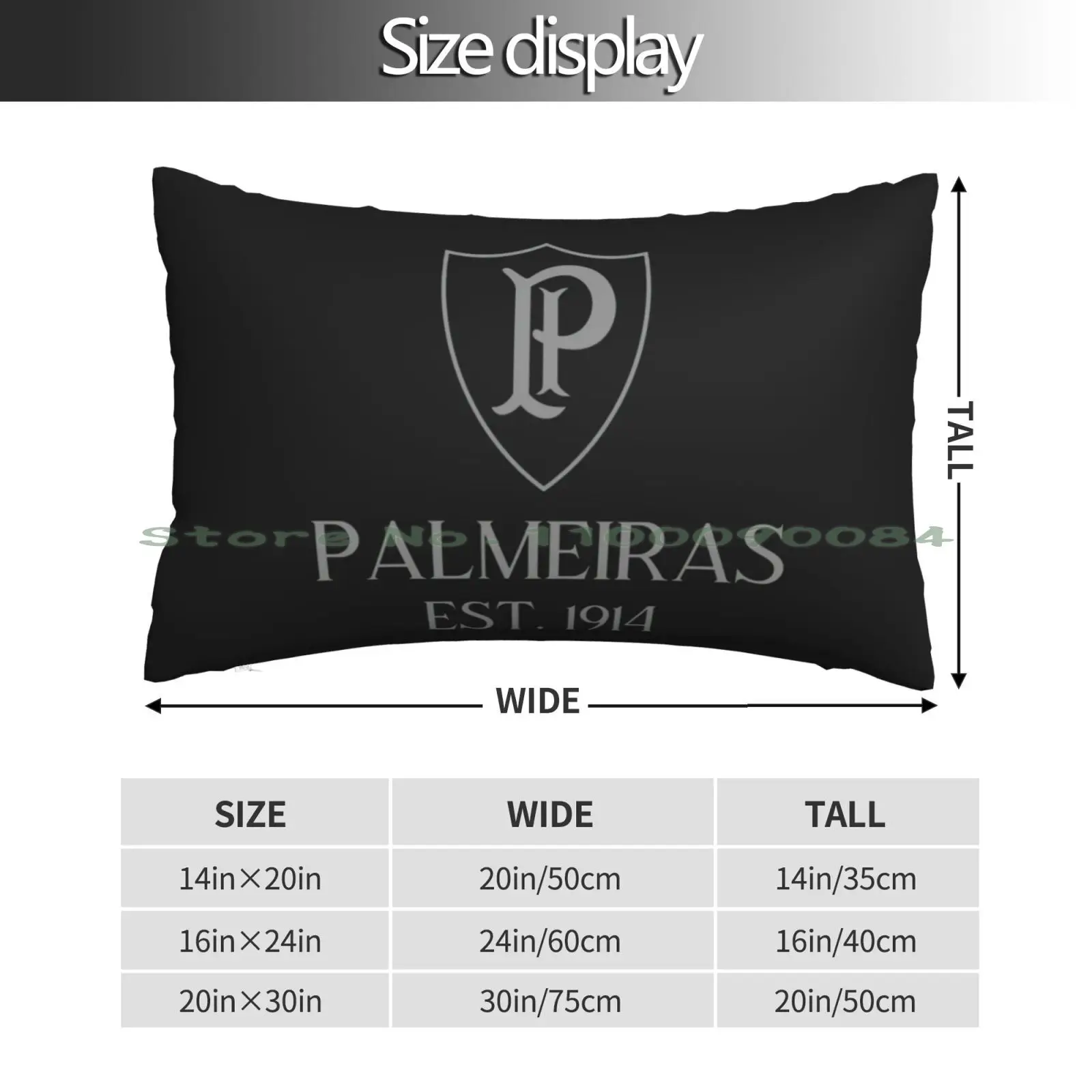 Palmeiras Grey 2 Pillow Case 20x30 50*75 Sofa Bedroom Riley Reid Babe Model Kinky Mia Khalifa Sasha Grey Fetish Sexy Kimmy