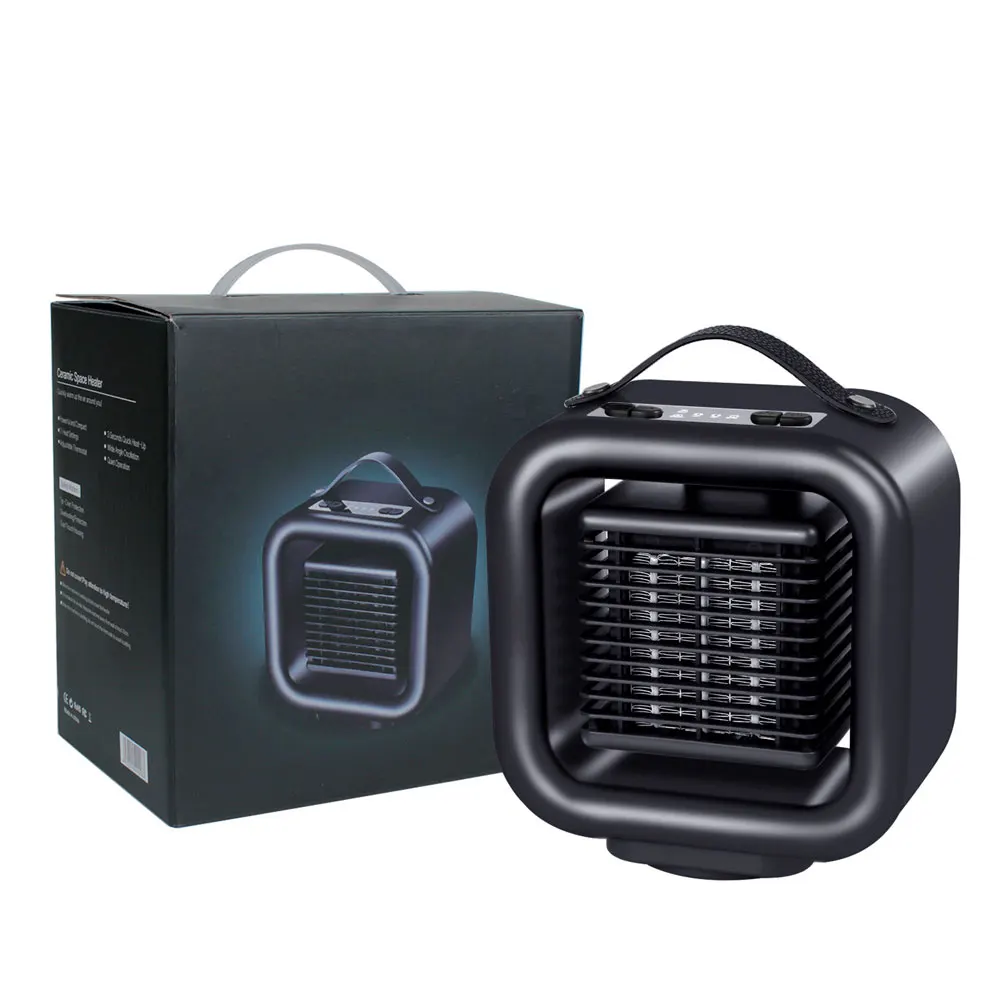 2 في 1 سطح المكتب سخان السيراميك سرعة سخان صغير المنزلية كتم التدفئة الصغيرة والتبريد اثنين من سخانات كهربائية