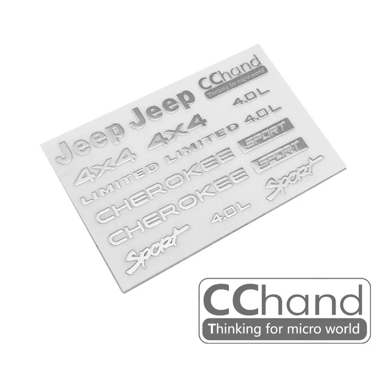 

CChand AXIAL SCX10 90046/90047 cherokee metal label