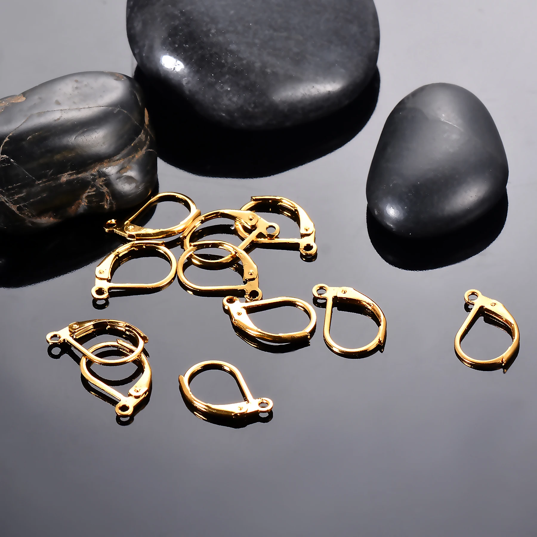 20Pcs/Lot Stainless Steel French Earring Clasps Hooks Men Women DIY Components For Ear Jewelry Making Findings Not Allergic