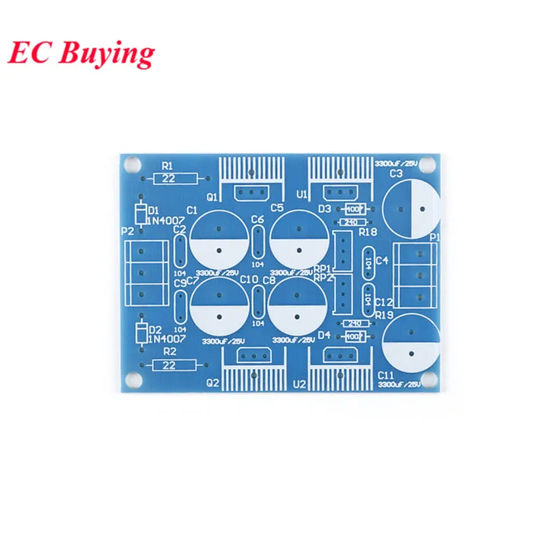 تيار مستمر 1.25-37 فولت LM317 LM337 قابل للتعديل تصفية وحدة امدادات الطاقة لتقوم بها بنفسك أطقم التيار المتناوب/تيار مستمر الجهد المنظم