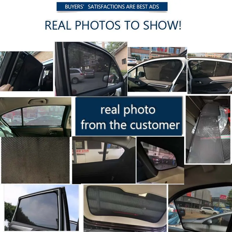 Magnetic Car Sun Shade Car Curtain Car Side Windows Sun Visor Shield Sunshade For Volkswagen VW Tiguan MK1 MK2 Tiguan Allspace