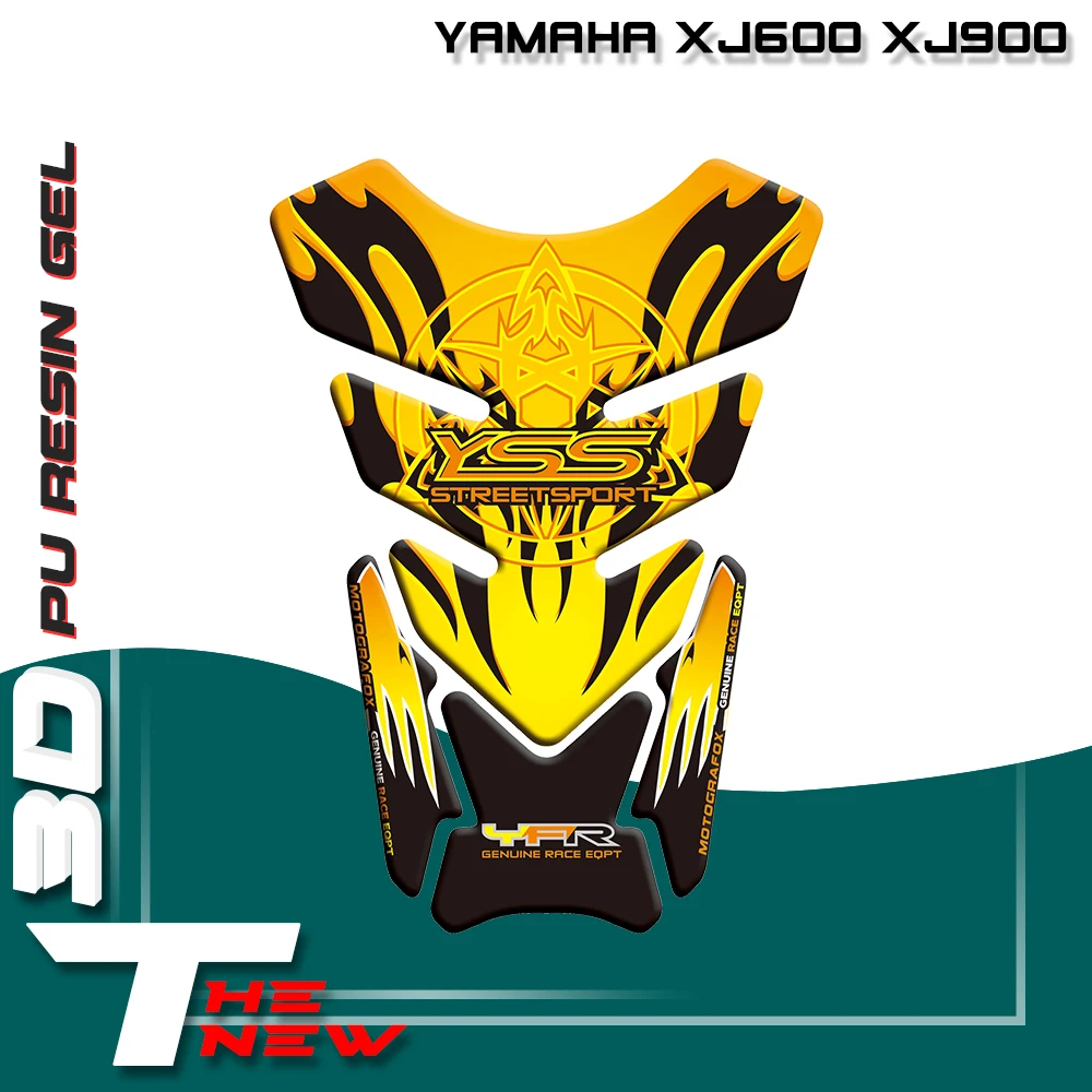 Suitable for Yamaha XJ600 XJ900 motorcycle protection decal sticker badge protection fuel tank pad 3D reflective decal