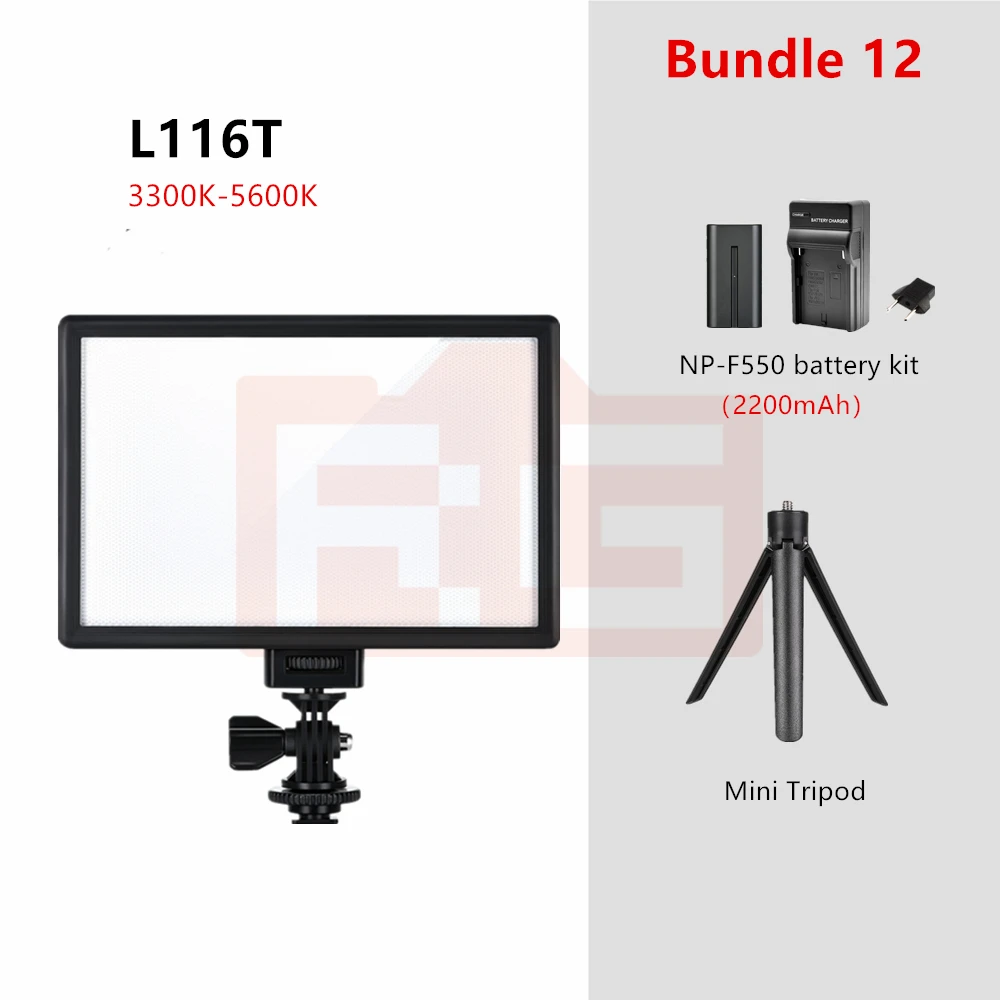 Viltrox L116T Led Video Licht Ultra Dunne Lcd Bi-Color Dimbare Studio Led Verlichting Lamp Panel Voor Camera Dv make-Up Vlog Tiktok