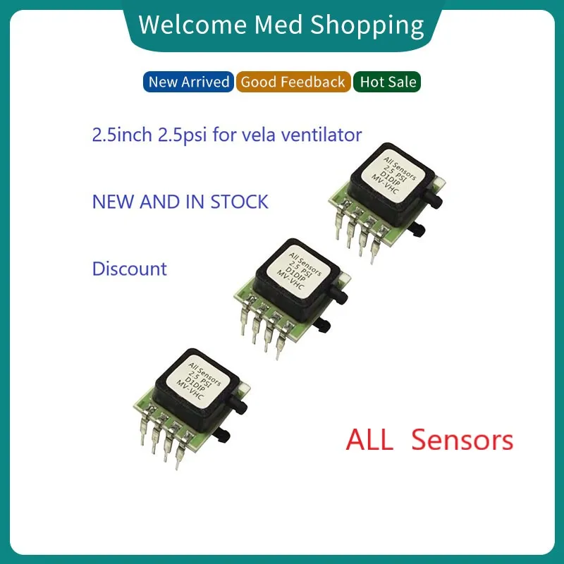 

Vyaire 2.5 INCH 2.5 PSI ALL Sensors D1DIP MV-VHC Mainboard Pressure Sensor For Crefusion Vela