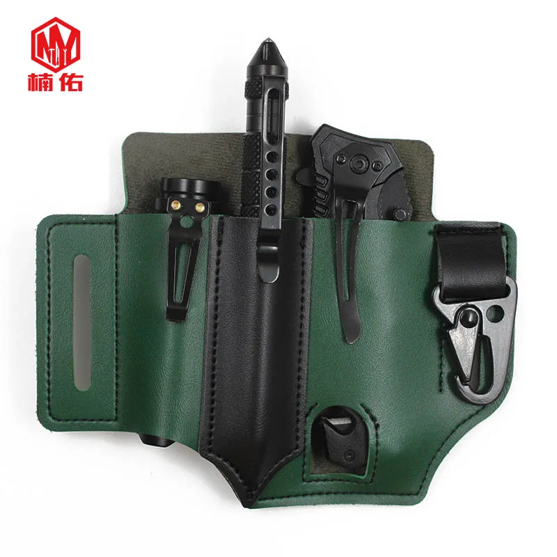 Outdoor Reise Fahrzeug Wildnis Not Überleben Kit EDC Multi-funktion Tasche Escape Holster