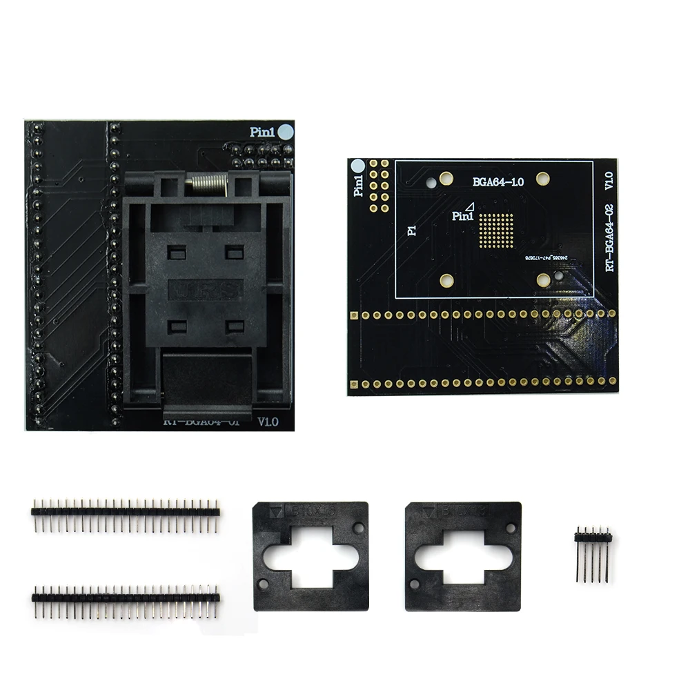 2023 BGA64 EMMC Adapter for RT809H Programmer Universal RT-BGA64-1 1.0mm RT-BGA64-02 Socket 11*13mm Test Chips Special