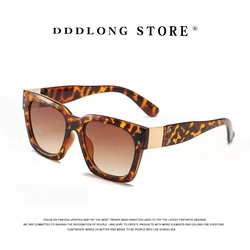 DDDLONG Retro Fashion Square Sunglasses Women Designer Men Sun Glasses Classic Vintage UV400 Outdoor Oculos De Sol D48