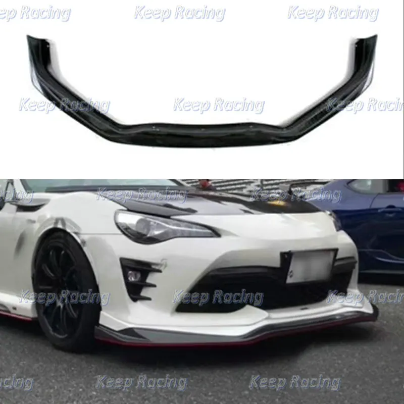 Car-styling Fiberglass Front Lip VRSA1 Style For 17-21 FT86 GT86 FRS ZN6 FRP Bumper Splitter Kit Glass Fiber Under Spoiler Part